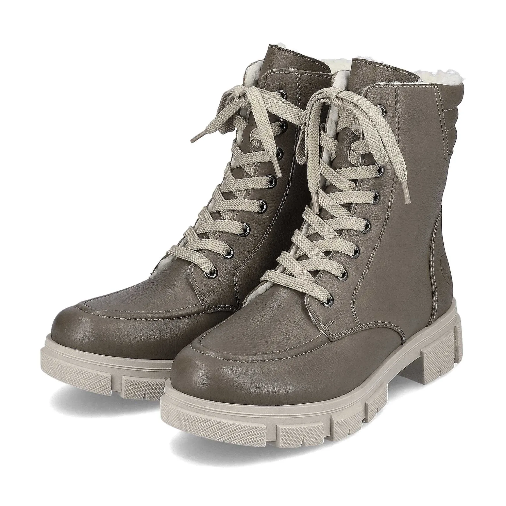 Rieker Women'S Biker Boots Granite Gray