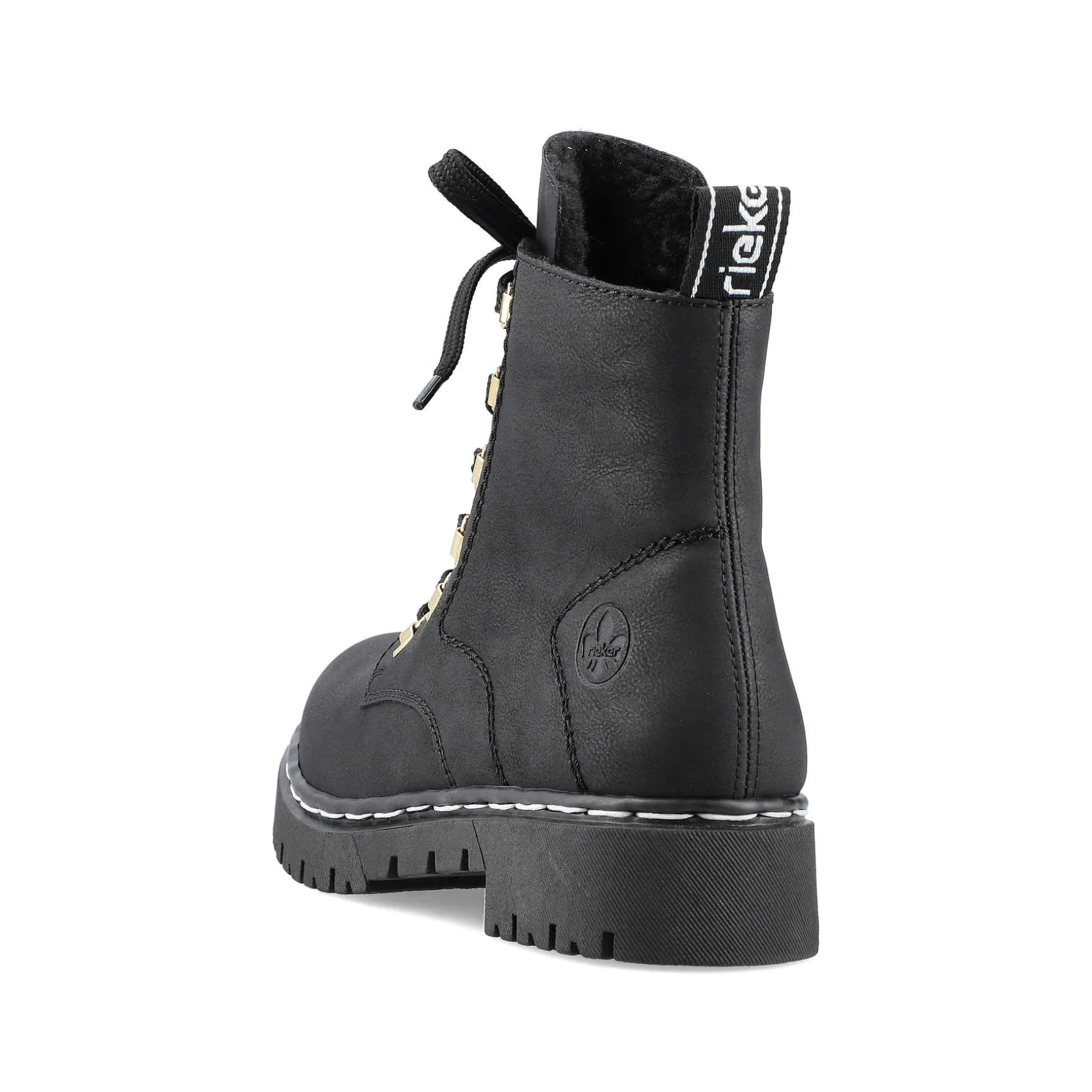 Rieker Women'S Biker Boots Jet Black