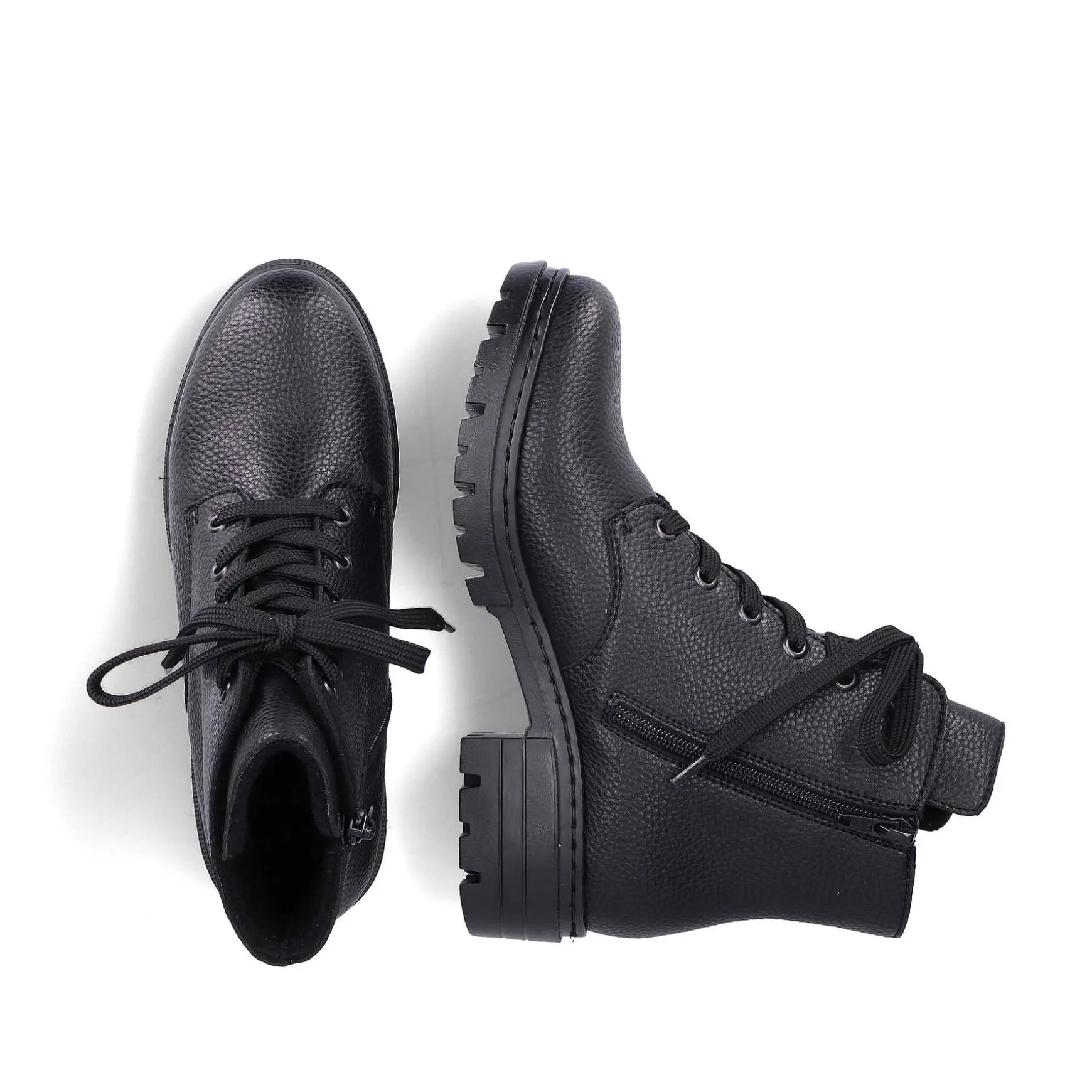Rieker Women'S Biker Boots Night Black
