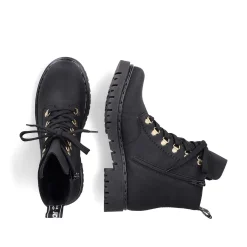 Rieker Women'S Biker Boots Jet Black