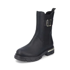 Rieker Women'S Biker Boots Jet Black