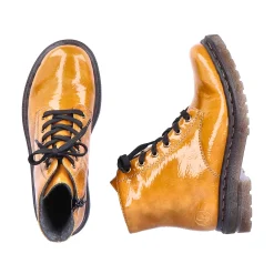Rieker Women'S Biker Boots Honey Yellow