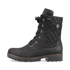 Rieker Women'S Biker Boots Jet Black