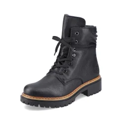 Rieker Women'S Biker Boots Jet Black