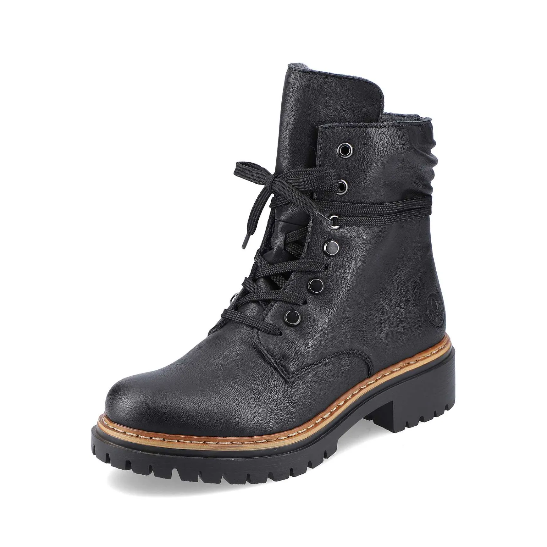 Rieker Women'S Biker Boots Jet Black