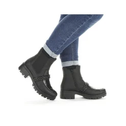 Rieker Women'S Chelsea Boots Night Black