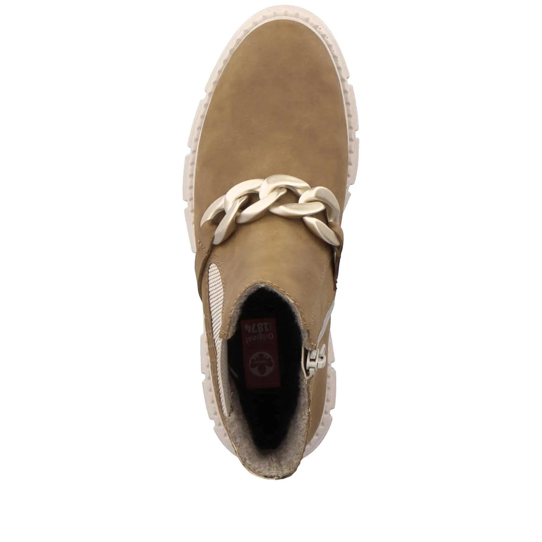 Rieker Women'S Chelsea Boots Camel Brown