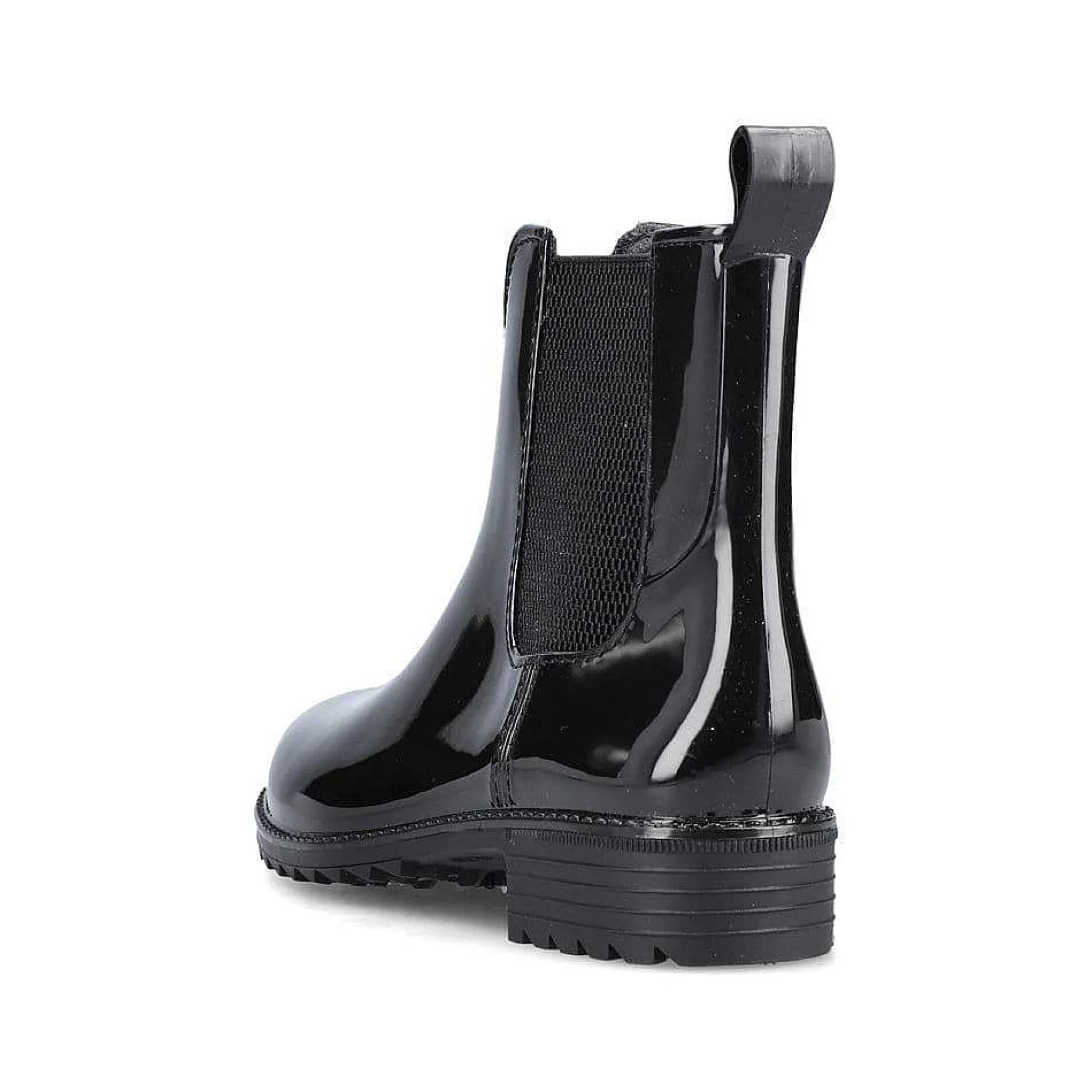 Rieker Women'S Chelsea Boots Glossy Black