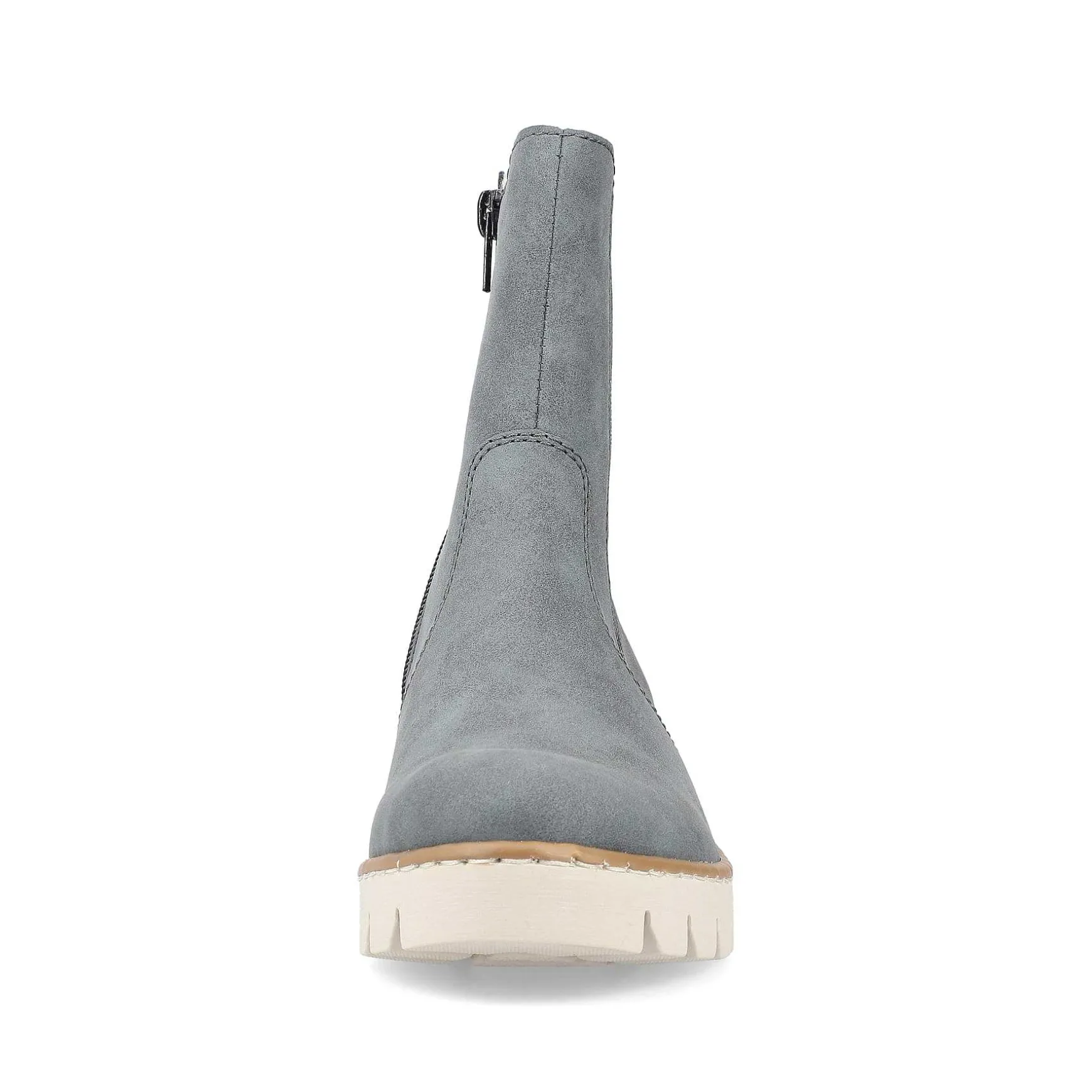Rieker Women'S Chelsea Boots Gray Blue