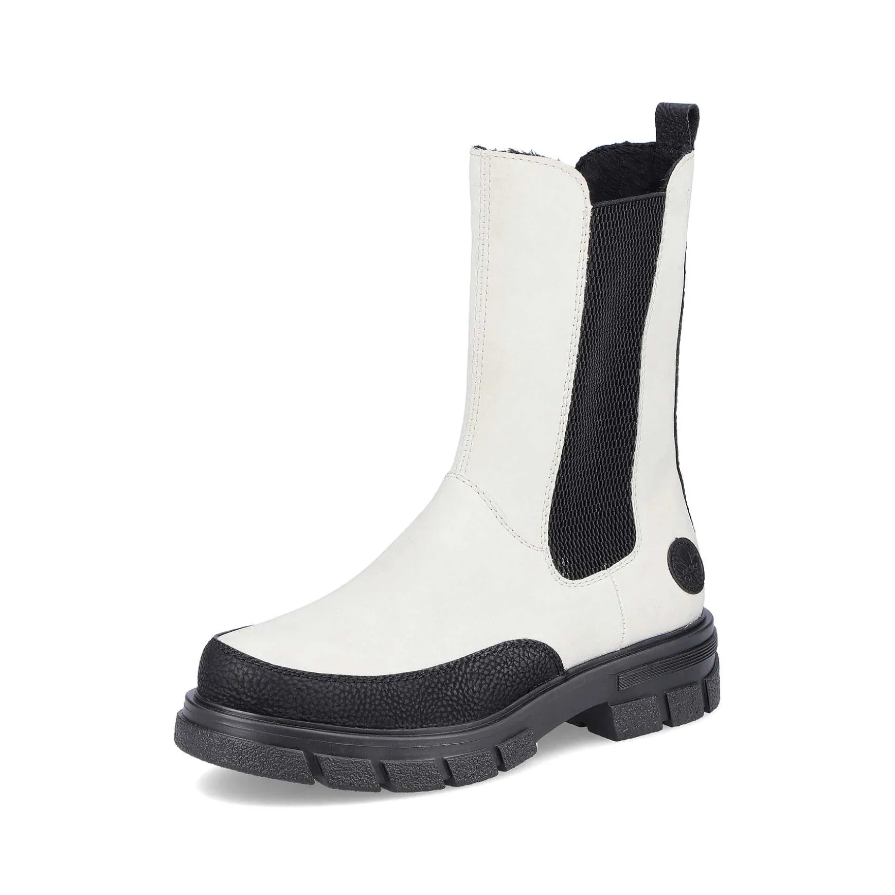 Rieker Women'S Chelsea Boots Cream White