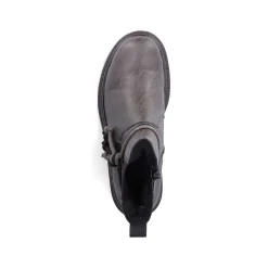 Rieker Women'S Chelsea Boots Silver Gray