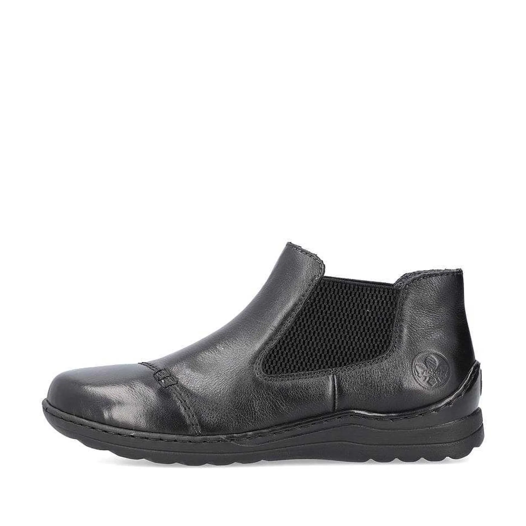 Rieker Women'S Chelsea Boots Glossy Black