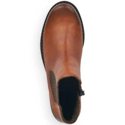 Rieker Women'S Chelsea Boots Nougat Brown