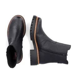 Rieker Women'S Chelsea Boots Asphalt Black