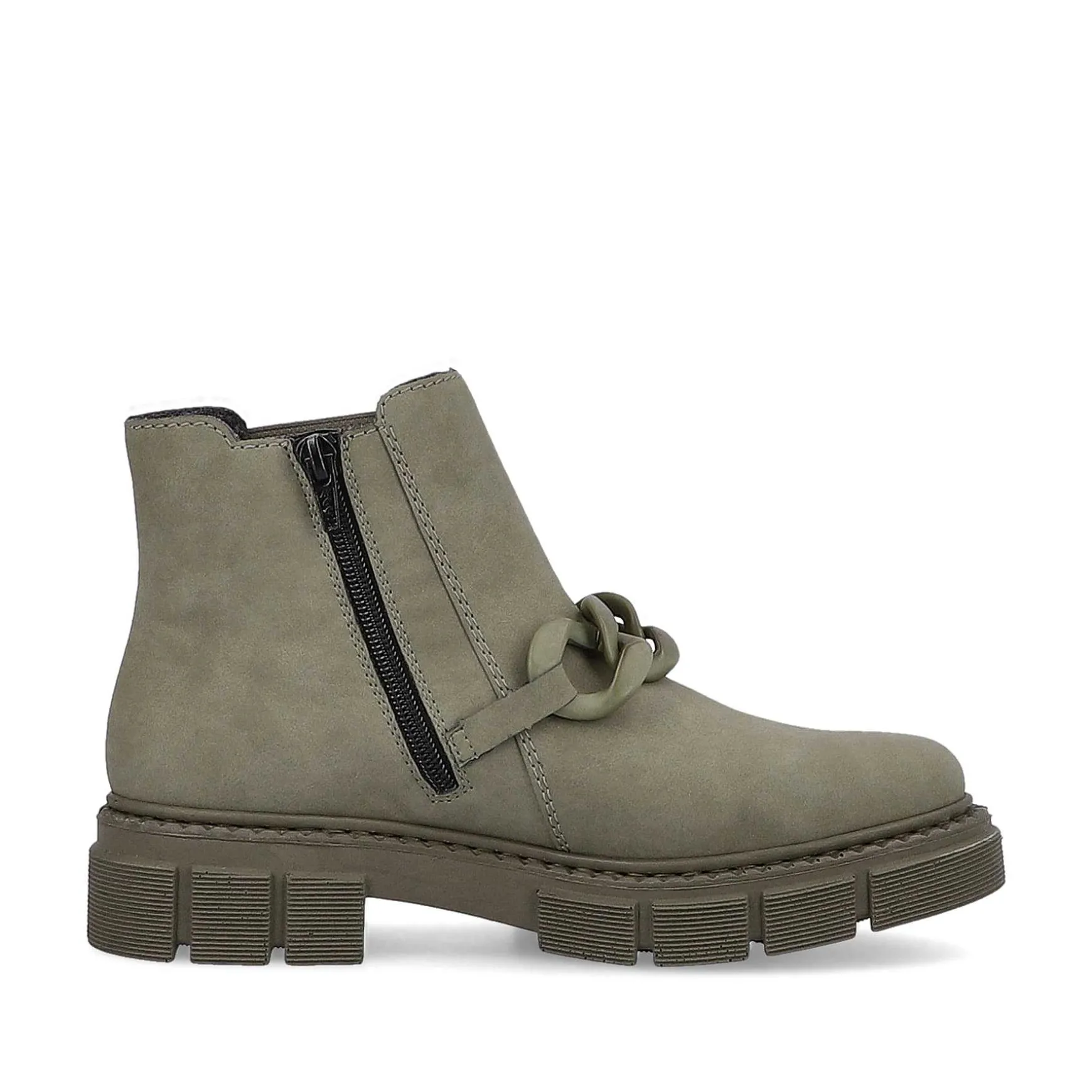 Rieker Women'S Chelsea Boots Army Green
