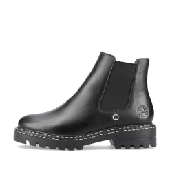 Rieker Women'S Chelsea Boots Jet Black