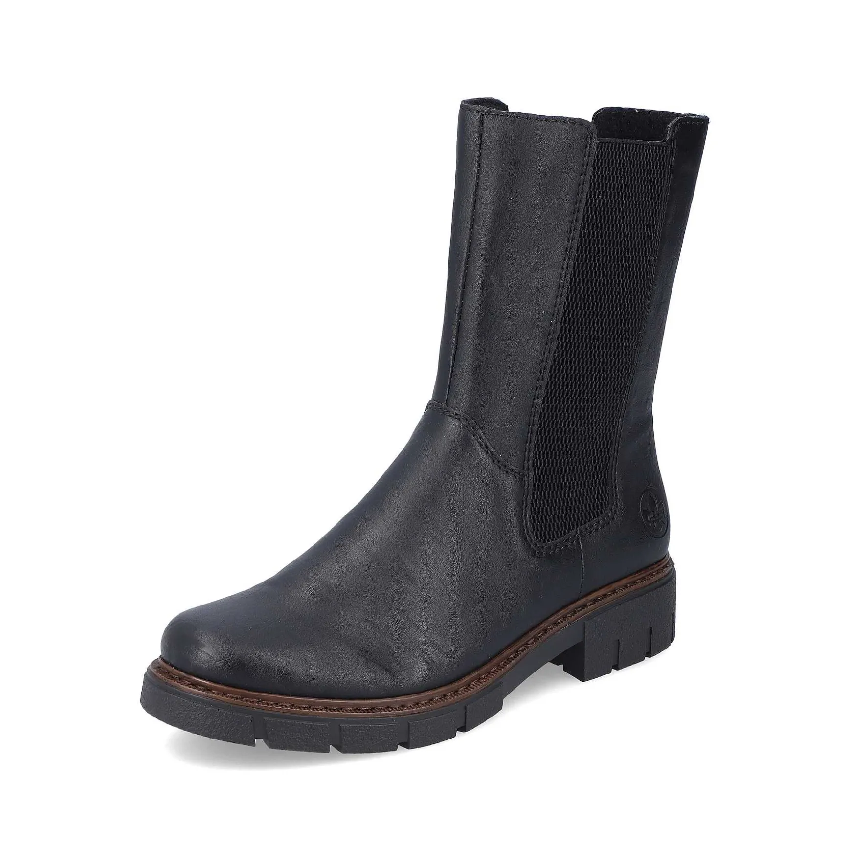 Rieker Women'S Chelsea Boots Jet Black