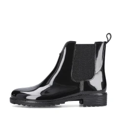 Rieker Women'S Chelsea Boots Glossy Black