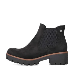 Rieker Women'S Chelsea Boots Graphite Black