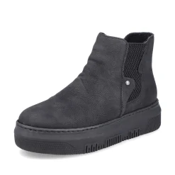 Rieker Women'S Chelsea Boots Jet Black