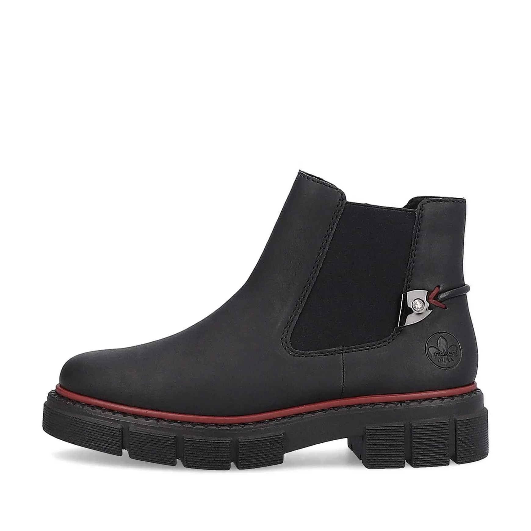 Rieker Women'S Chelsea Boots Jet Black