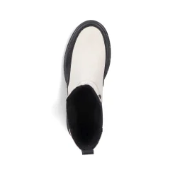Rieker Women'S Chelsea Boots Cream White