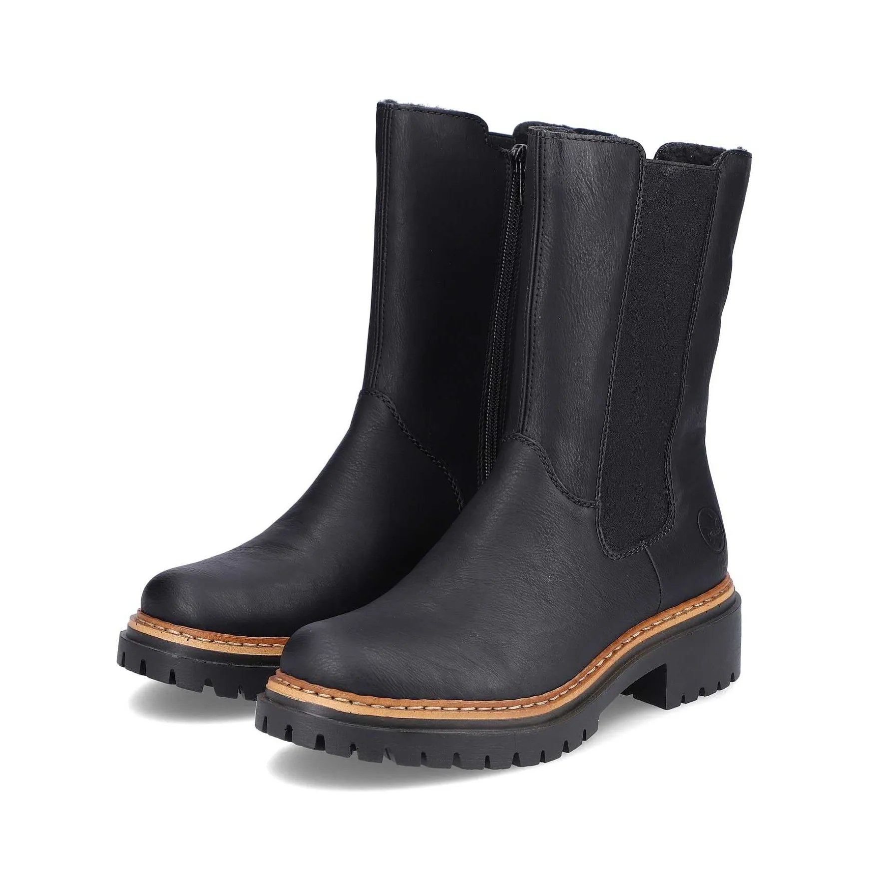 Rieker Women'S Chelsea Boots Night Black
