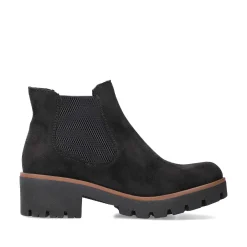 Rieker Women'S Chelsea Boots Graphite Black