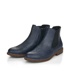 Rieker Women'S Chelsea Boots Navy Blue