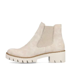 Rieker Women'S Chelsea Boots Sand Beige