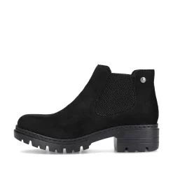 Rieker Women'S Chelsea Boots Graphite Black