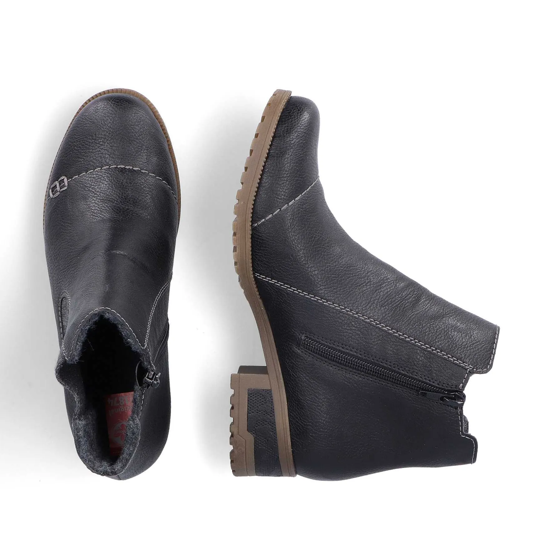 Rieker Women'S Chelsea Boots Asphalt Black