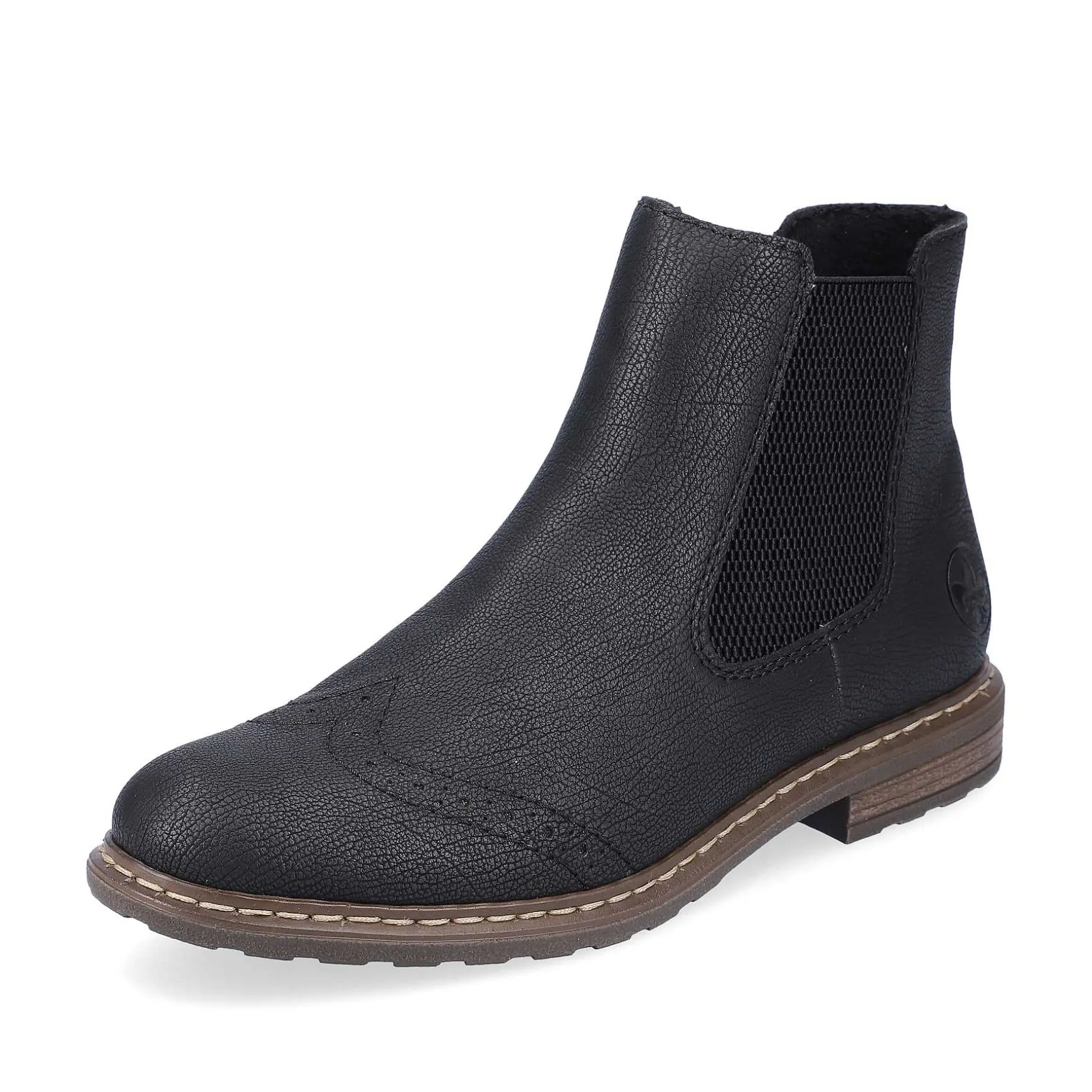 Rieker Women'S Chelsea Boots Asphalt Black