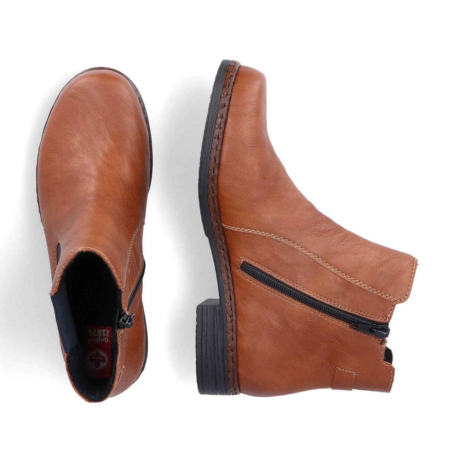 Rieker Women'S Chelsea Boots Fox Brown