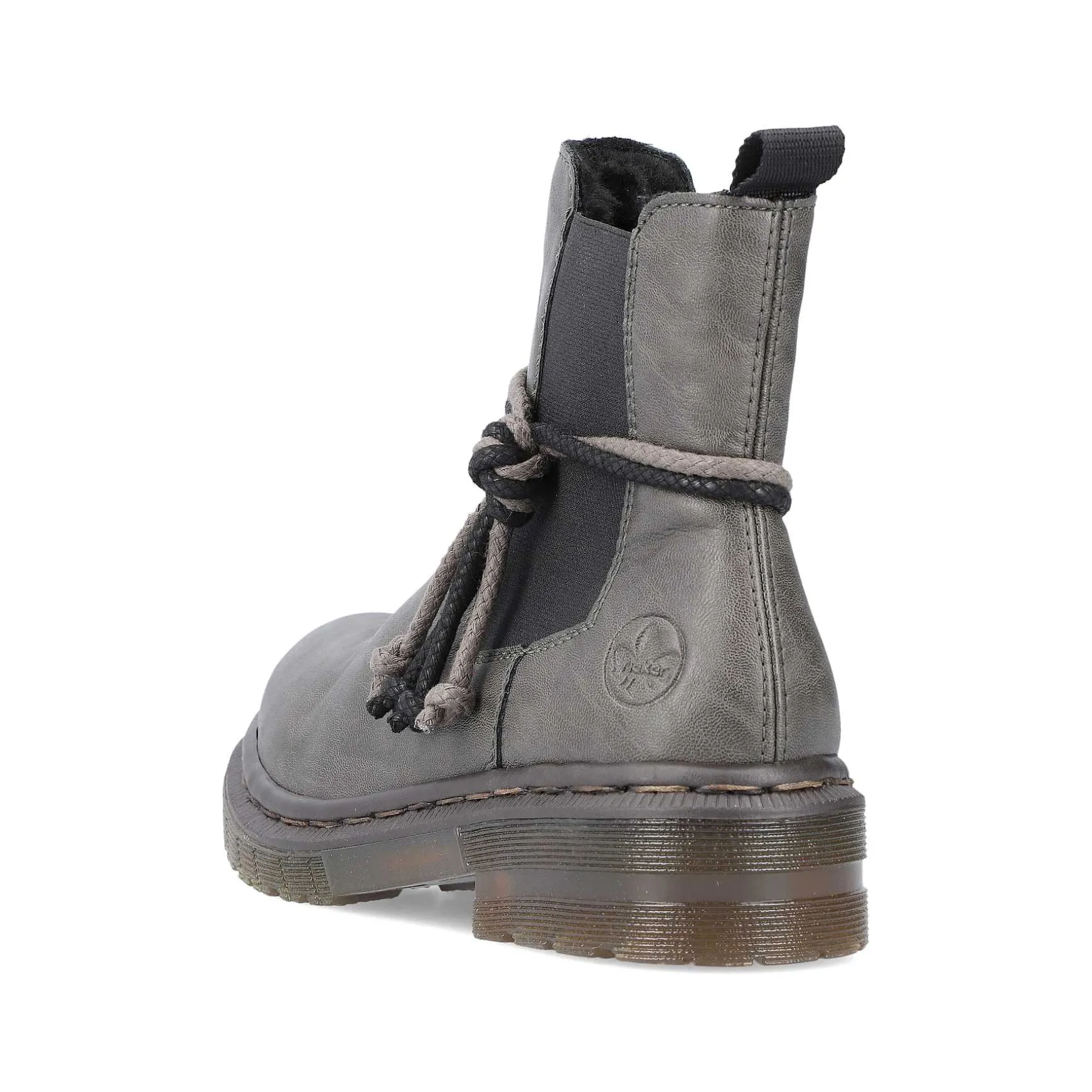 Rieker Women'S Chelsea Boots Silver Gray