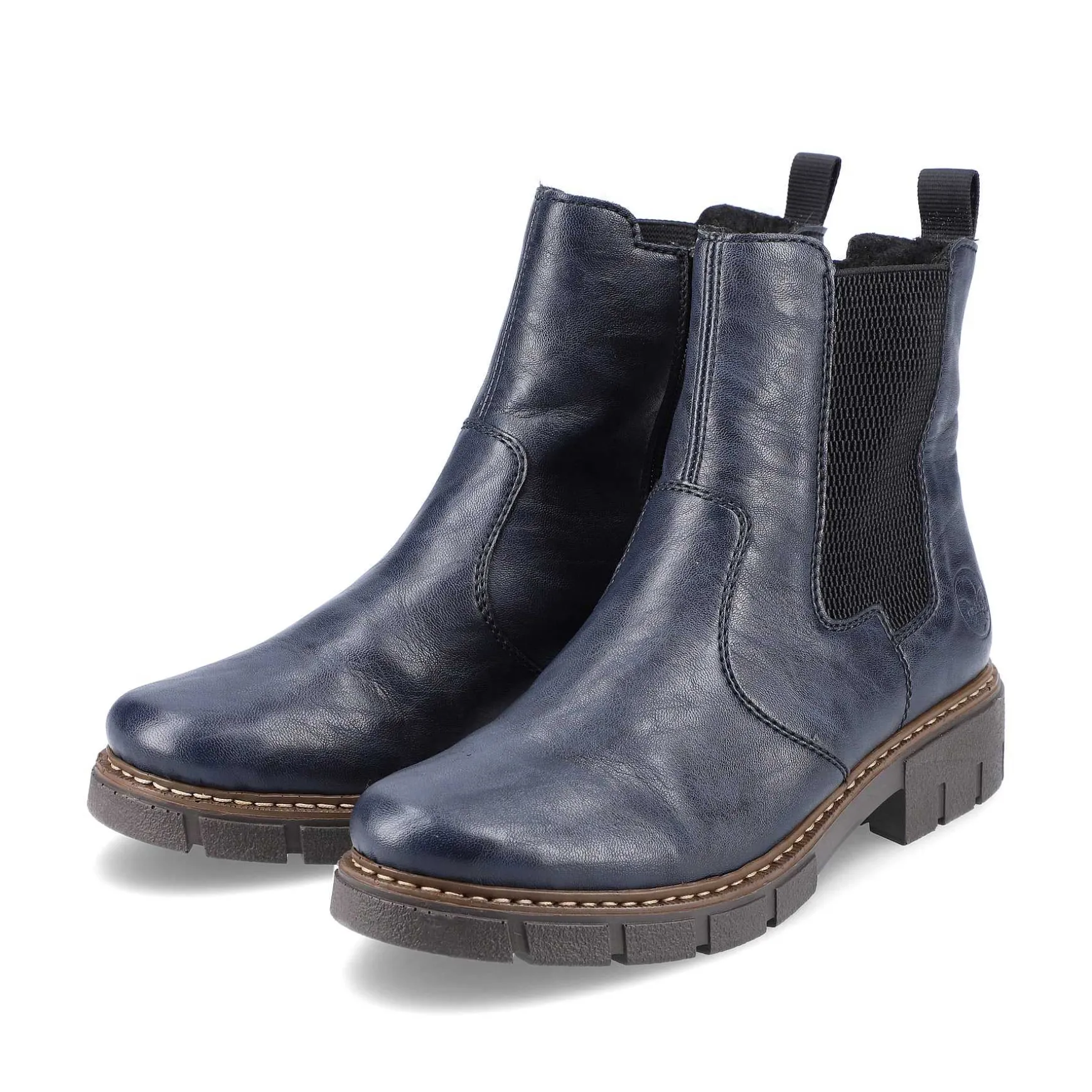 Rieker Women'S Chelsea Boots Slate Blue