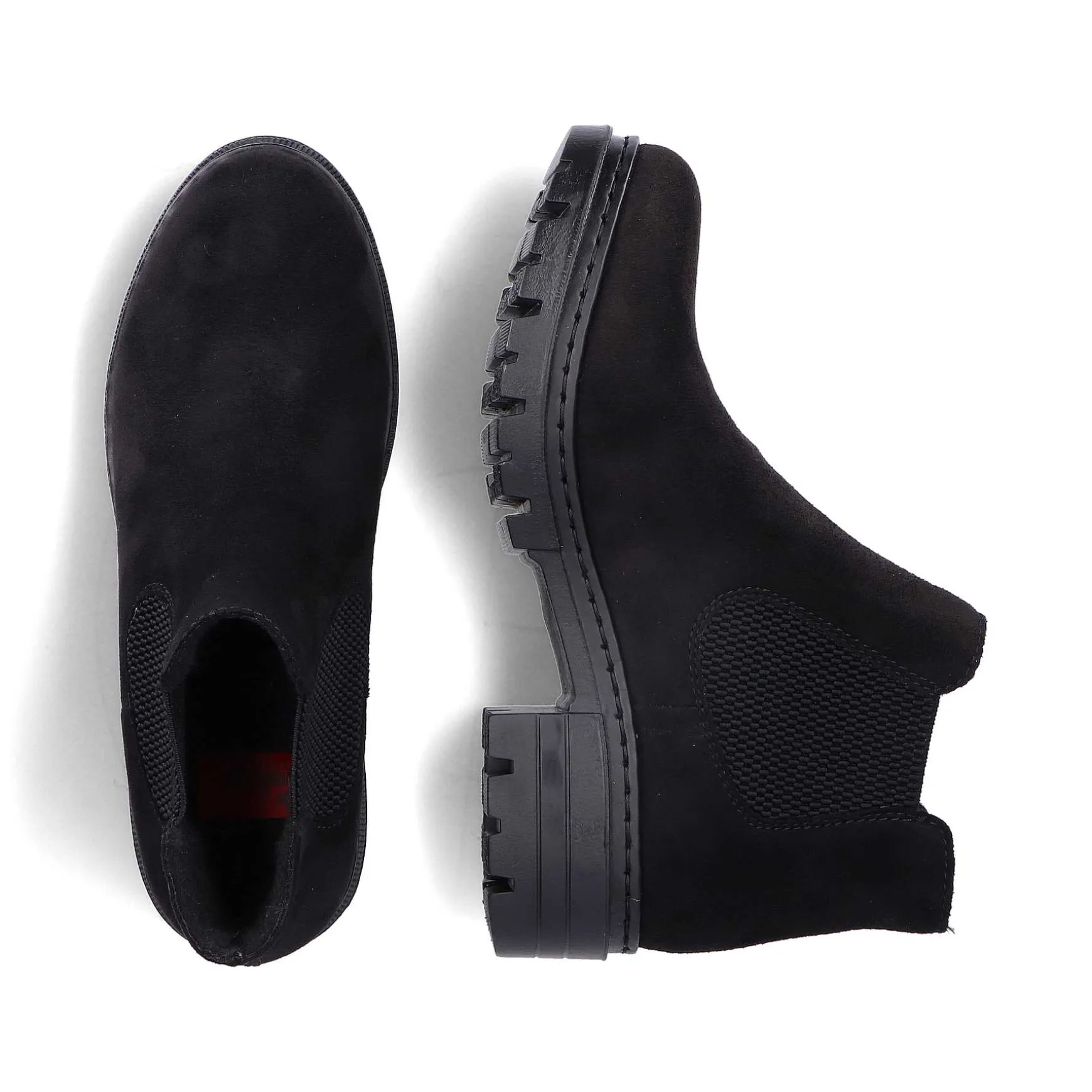 Rieker Women'S Chelsea Boots Graphite Black