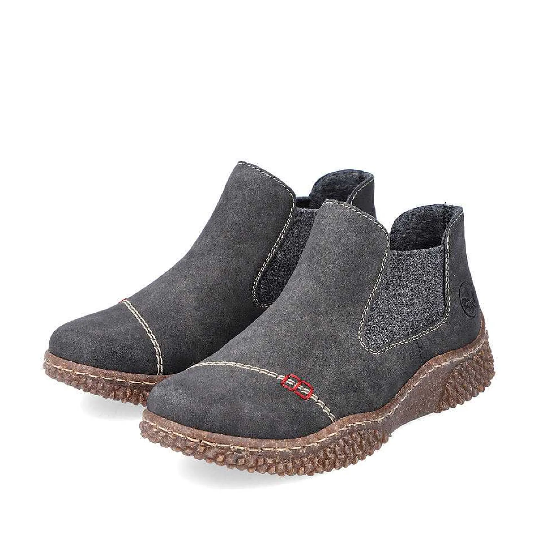 Rieker Women'S Chelsea Boots Anthracite