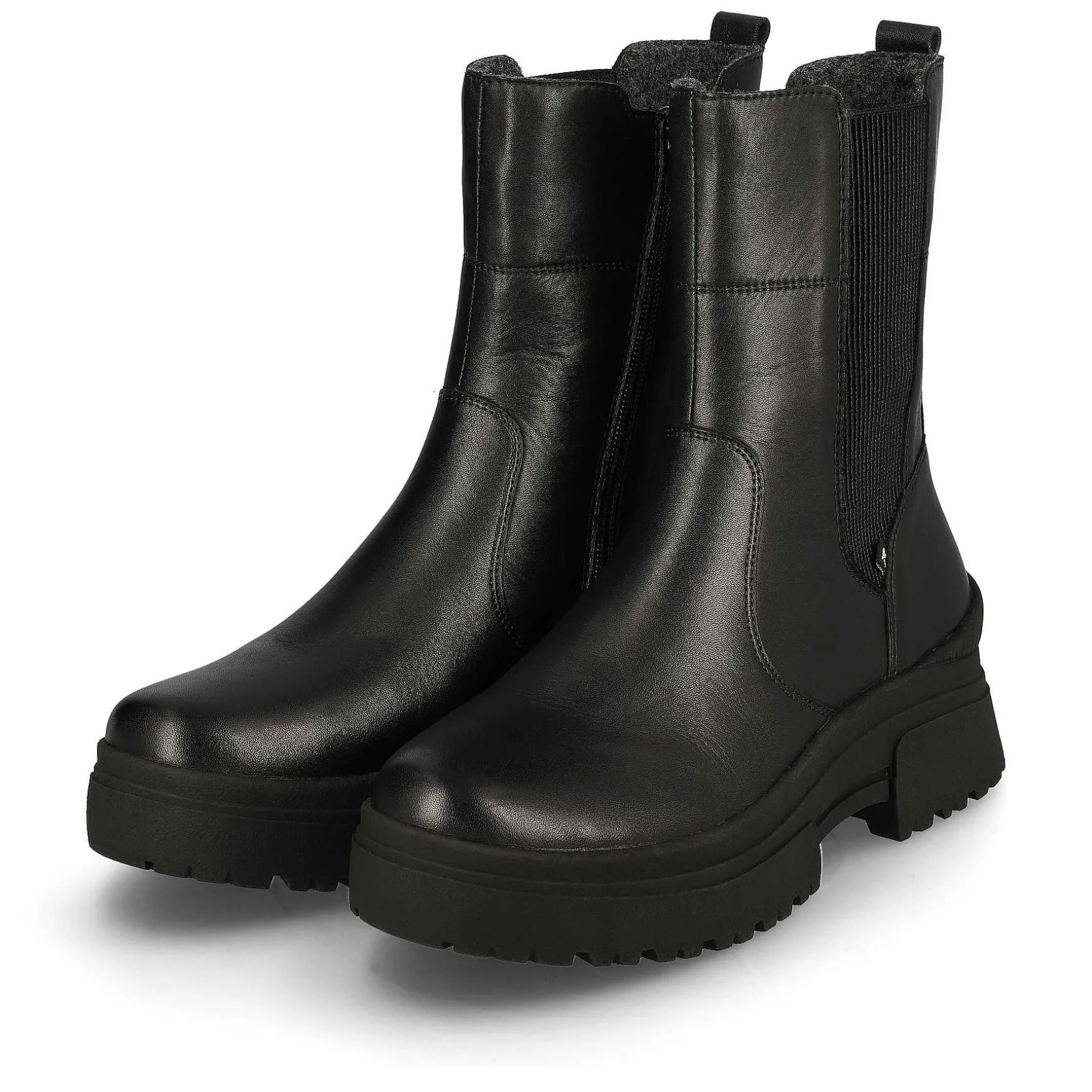 Rieker Women'S Chelsea Boots Deep Black