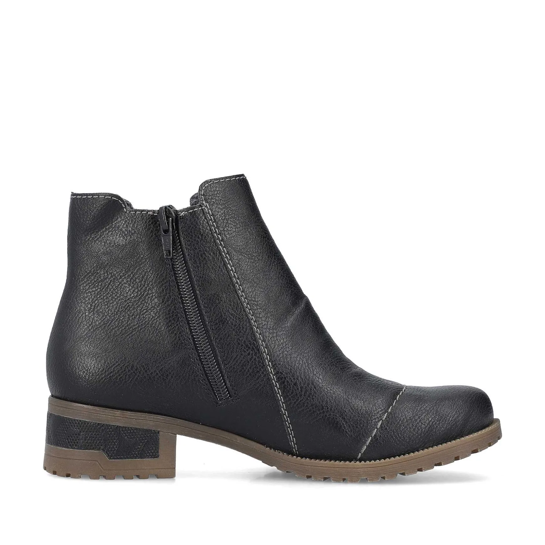 Rieker Women'S Chelsea Boots Asphalt Black