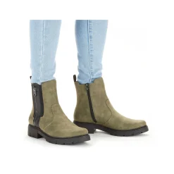 Rieker Women'S Chelsea Boots Leaf Green