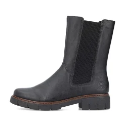 Rieker Women'S Chelsea Boots Jet Black