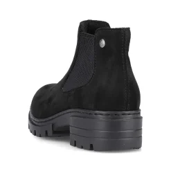 Rieker Women'S Chelsea Boots Graphite Black
