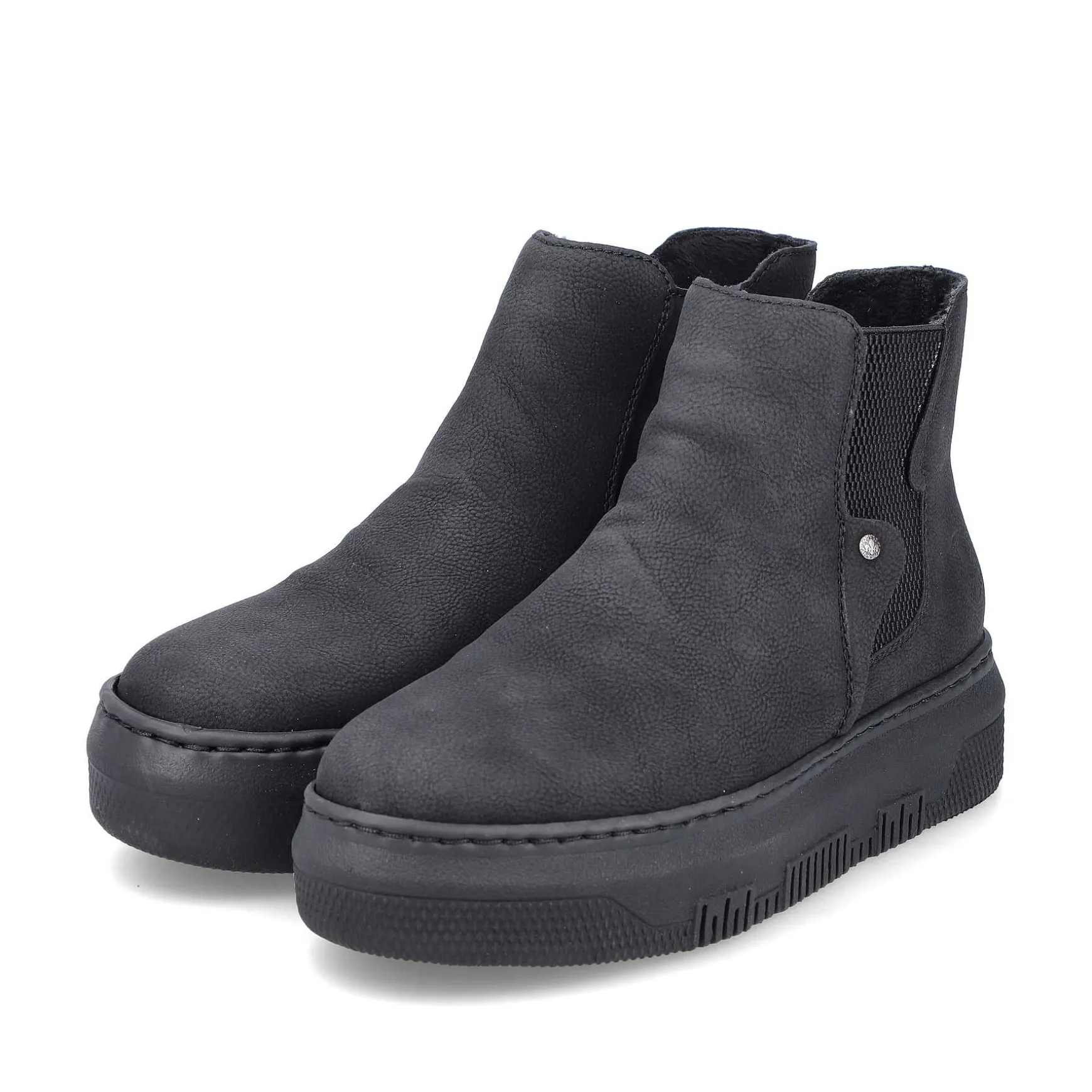 Rieker Women'S Chelsea Boots Jet Black