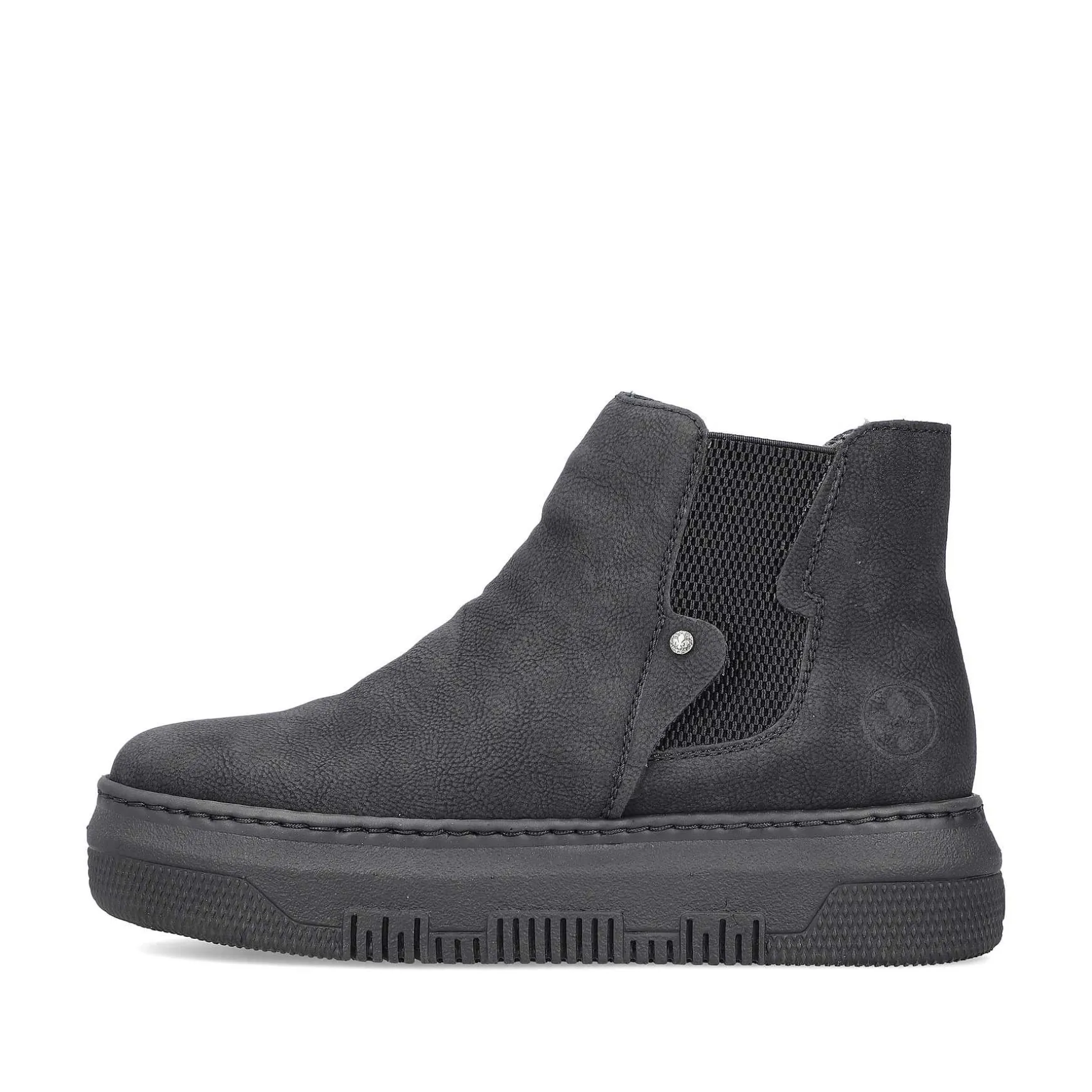 Rieker Women'S Chelsea Boots Jet Black