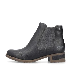 Rieker Women'S Chelsea Boots Asphalt Black