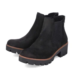 Rieker Women'S Chelsea Boots Graphite Black