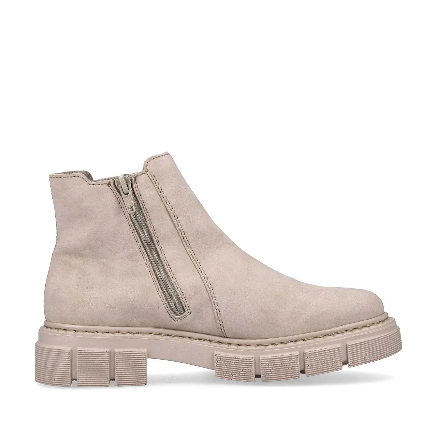 Rieker Women'S Chelsea Boots Cream Beige
