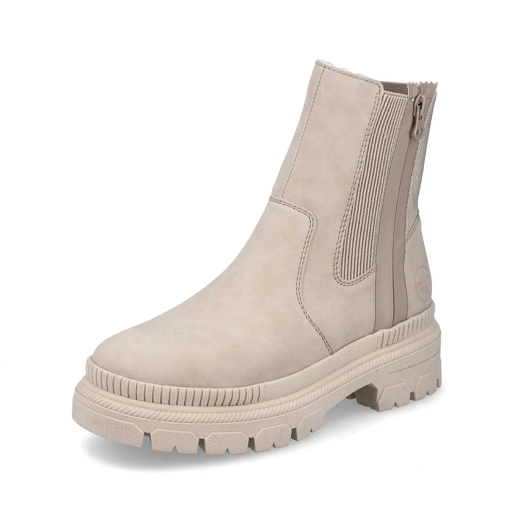 Rieker Women'S Chelsea Boots Champagne