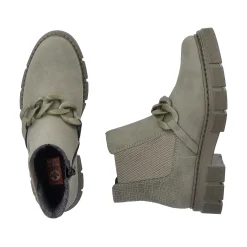 Rieker Women'S Chelsea Boots Army Green